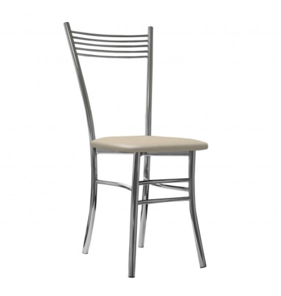 металлический стул, Стул Квинтет, металлокаркас - хром