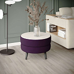 Стол журнальный Рамус (винный/мдф клен кремовый)