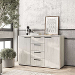 Комод "Стандарт-2 NEW" (дуб крафт белый)