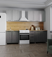 , Кухня Кальяри Готовое решение 2,0 м (без стекла)