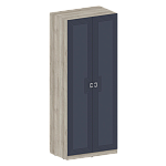 Лежер ШК-3117 Дуб серый-Холст сапфировый (Дуб серый)