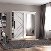 шкаф-купе, Шкаф купе 95.11  Марко  (2-х дв.) с зеркалом