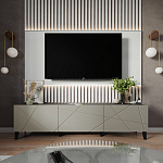 Тумба ТВМ 10+опоры (К) (графит/панакота)