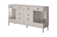 , ФАРГО Тумба-бар 4дв.-2ящ.(Льняной)