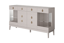 модульная стенка, ФАРГО Тумба-бар 4дв.-2ящ.(Льняной)