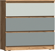комод для детской комнаты, Челси Color Комод 3 ящика (800)