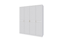 шкаф для детской комнаты, МЭГГИ (ЛАК-БЕЛЫЙ) Шкаф для одежды ШР-4