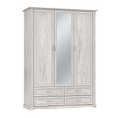 стенка, Шкаф для одежды 32.02  Сохо  (3-х дв.) с зеркалом New