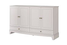 модульная спальня Линда, ЛОРЕТО (Лак Льняной) комод 4 двери+2ящика