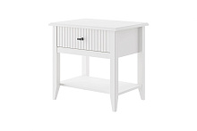 прикроватная тумба, НИКЕА (ЛАК-БЕЛЫЙ) Тумба 1 ящик