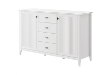 комод в спальню, НИКЕА (ЛАК-БЕЛЫЙ) комод 4ящика + 2двери