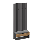 Ома В-3607 Графит-Дуб Тортуга-Simple 27 (Графит)