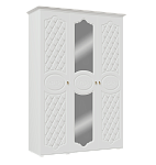 С/Г Престиж шкаф 3-х (Белый матовый, белый)