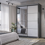 Шкаф-купе "Крафт-6" ШКК-06 (графит)