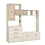 Гостиная Белла (гостиная) (Сандал светлый, Сандал светлый)