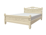 Кровать из массива Карина-5 1400*2000 (слоновая кость)