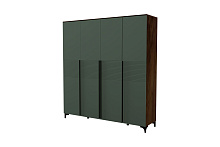 распашной шкаф, БРЕНТА (ЛАК-ОЛИВКОВЫЙ) шкаф ШР-4