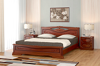 , Кровать из массива Елена-3 1200*2000