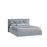 Кровать Мартин 140х200(ф-ра мс) (Классик/Профи,Универс,ППМ, 1000H, Форест 993 серый)