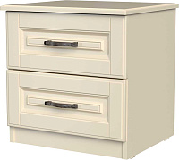 , КАНТРИ (ЛАК-СЛОНОВАЯ КОСТЬ) тумба прикроватная 2ящ.