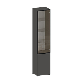 шкаф-витрина, Ома ШК-3620 Графит-Black