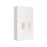 Валенсия шкаф комбинированный 13.12 (Белый PE шагрень, белая шагрень ПВХ)