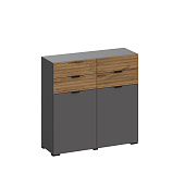 тумба для детской комнаты, Ома ТБ-3613 Графит-Дуб Тортуга