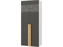 кровать без подъемного механизма, НКМ Кент-1 секция №21(шкаф 2х ств, фасад с рисунком)