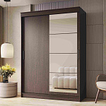 Шкаф-купе 1,6 м "ГРАНД 1" Зеркало/ЛДСП (К) (Венге/Зеркало/ЛДСП)