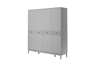 , ФАРГО Шкаф для одежды ШР-4 (Антрацит)