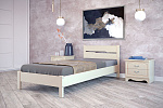 Кровать из массива Вероника-5 900*2000 (слоновая кость)