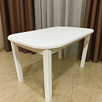 Стол Оливер 32 с тиснением SP (белый)