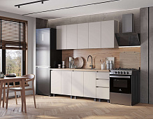 кровать без подъемного механизма, Кухня  Честер  2,0 м Кашемир