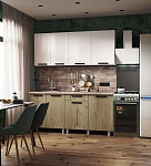 Кухня Берн Готовое решение 1,8 м (Дуб канадский/клен белый)