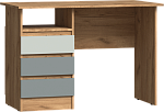 Челси Color Стол письменный (Мята (темная)/Сумеречный голубой/Дуб крафт)