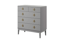 комод в спальню, ФАРГО Комод 5ящ.(890) (Антрацит)