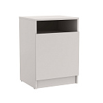 Тумба прикроватная 89.06 "Прайм" ((кашемир / ДВПО: серый камень))