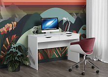 домашний офис, Стол 1200 письменный Бьянка (Эффетто Бьянка)