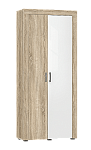 Ангара Шкаф 2-х ств. (Белый глянец, Сонома)