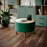 Стол журнальный Рамус (изумруд/мдф дуб канадский)