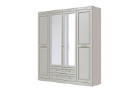 , ОЛИМП (ЛАК-ФИСТАШКОВЫЙ) шкаф для одежды ШР-4