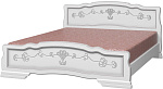 Кровать из массива Карина-6 1400*2000 (белый жемчуг)