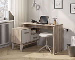 Стол письменный "Скандика" ПС-02 (дуб смоки/кашемир)