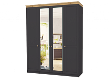 распашной шкаф в спальню, НКМ Лиана-1 шкаф 4х ств