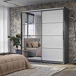 Шкаф-купе "Крафт-6" (графит)