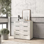 Комод "Стандарт-5 NEW" (дуб крафт белый)