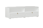 Престиж (гостиная) Тумба ТВ (Белый матовый, белый)