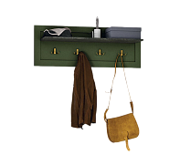 кровать без подъемного механизма, Вешалка - Прованс