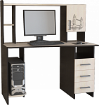 Компьютерный стол КЛ №6.4 (Венге / Дуб молочный)