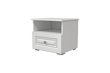 , ОЛИМП (ЛАК-БЕЛЫЙ) тумба прикроватная 1ящ.
